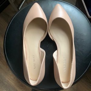 Nine West nude flats